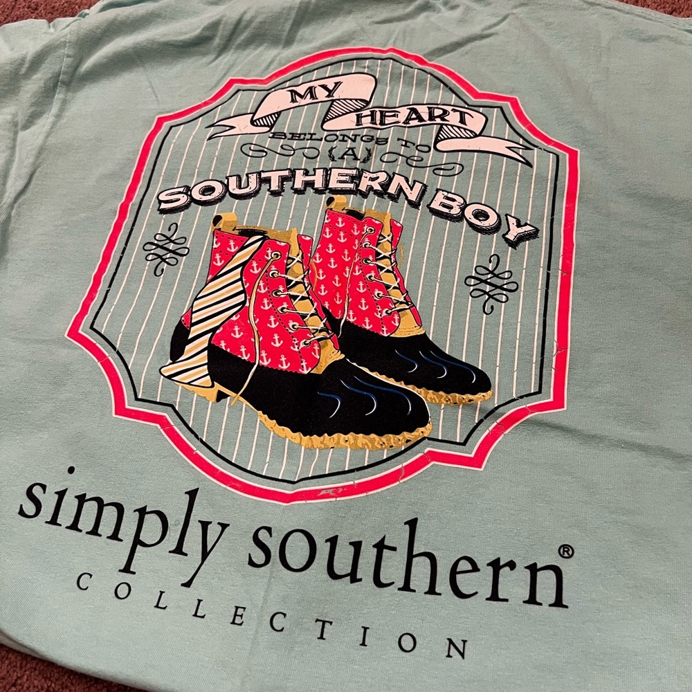 Simply Southern “My Heart Belongs to a Southern Boy” T-Shirt